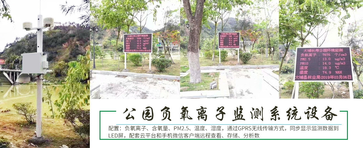 梅州大埔縣大埔長壽公園負(fù)氧離子監(jiān)測系統(tǒng)設(shè)備 梅州大埔縣大埔長壽公園負(fù)氧離子監(jiān)測系統(tǒng)設(shè)備