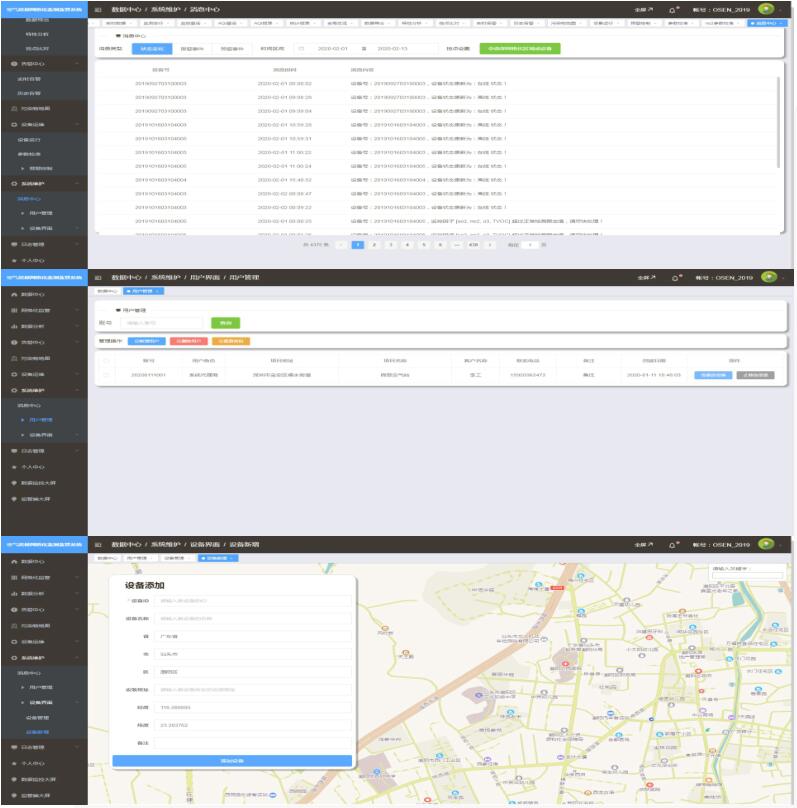 空氣質(zhì)量網(wǎng)格化監(jiān)控監(jiān)測(cè)系統(tǒng)云平臺(tái)