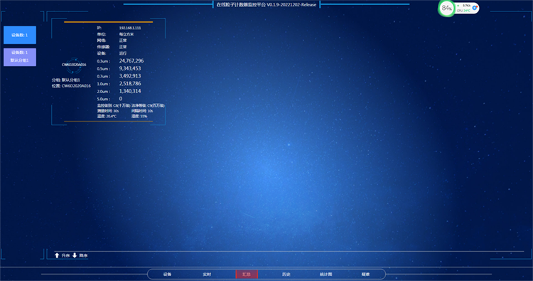 潔凈度在線監(jiān)測(cè)系統(tǒng)設(shè)備